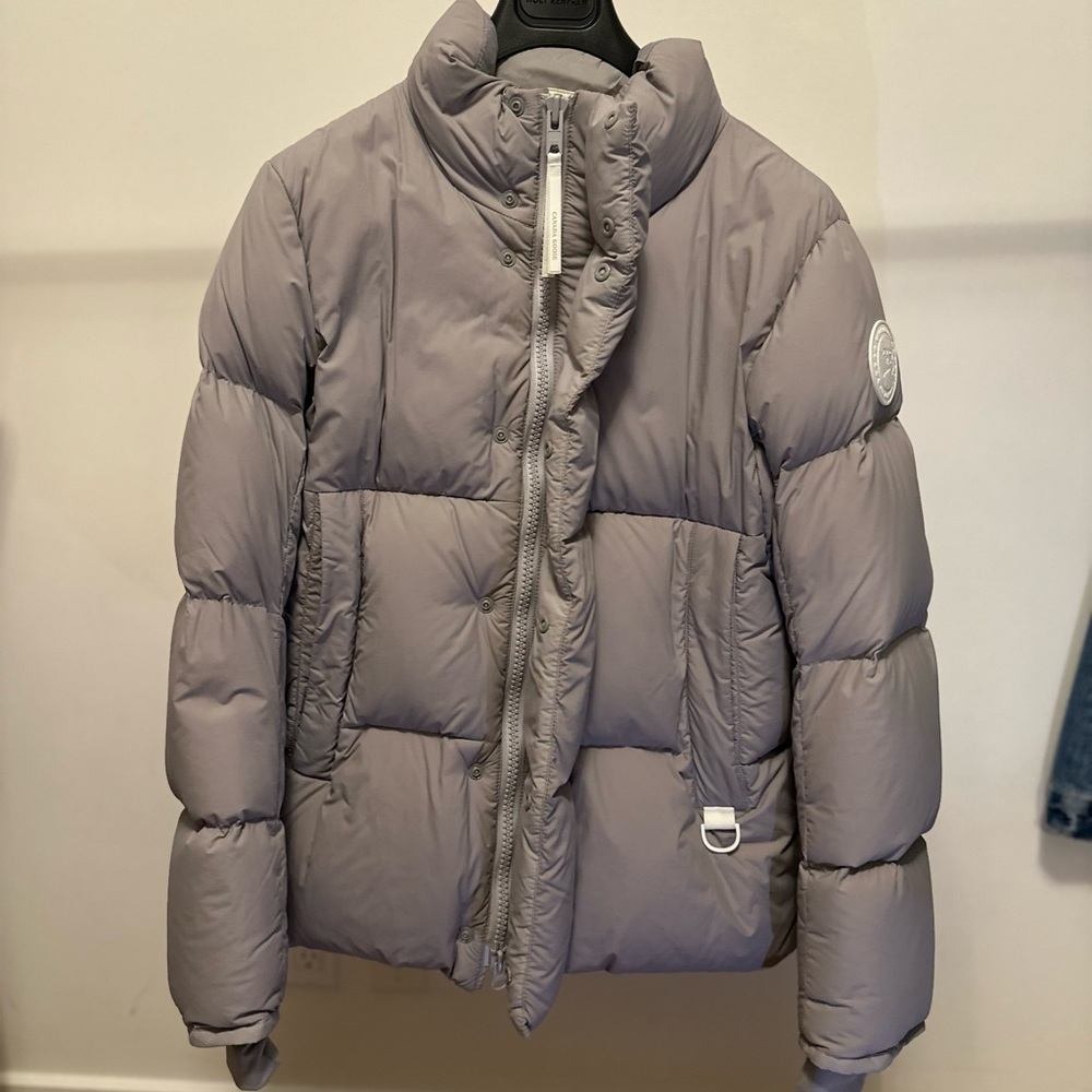 Canada Goose Men’s Everett Puffer Jacket Size M Moonstone Grey White Disc